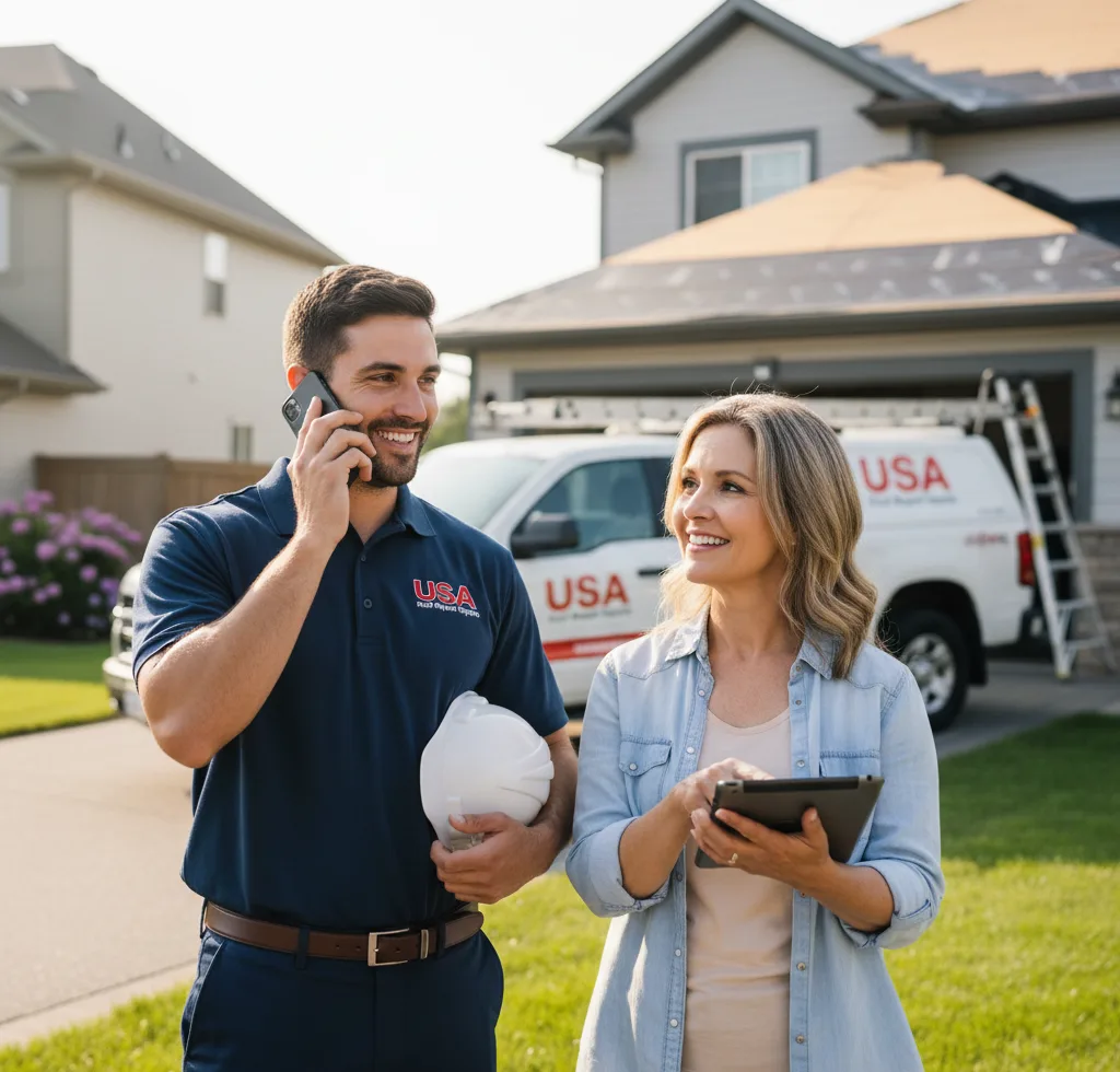 USA Roof Repair Experts customer support in Newtown Square